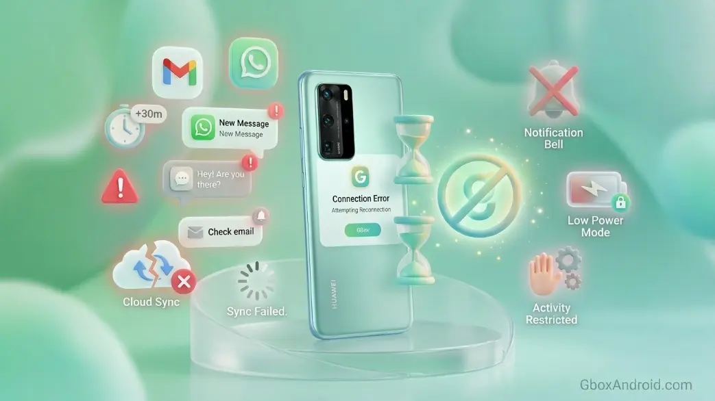 حل مشكلة الإشعارات وتأخر البريد في تطبيق جي بوكس